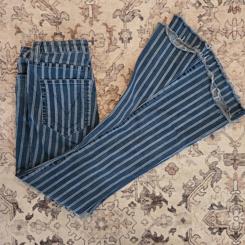Mumu Blue Bellbottoms